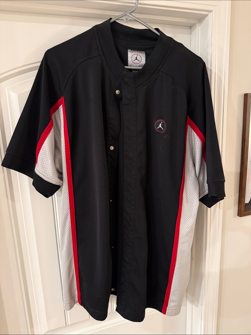 Vintage 90s Jordan Brand Jumpman Up Shooting Shirt The Last Dance Embroidered L